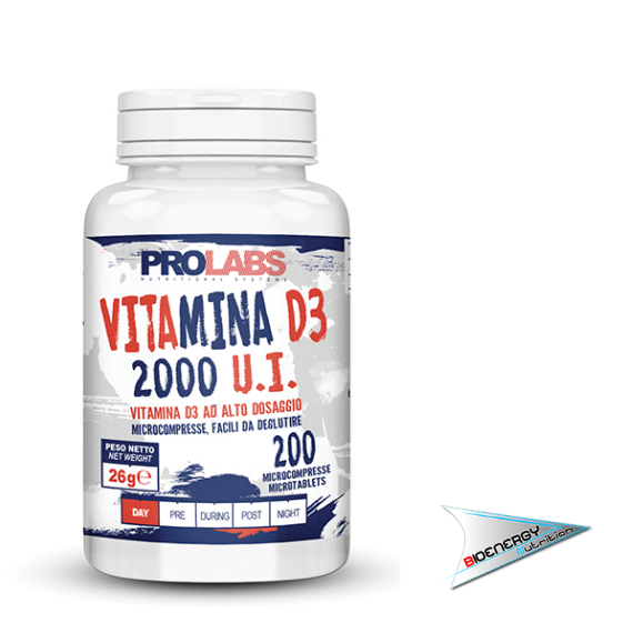 Prolabs-VITAMINA D3 2.000 U.I. (Conf. 200 cps)     